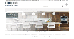 Desktop Screenshot of fourlesscabinets.com