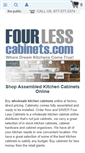 Mobile Screenshot of fourlesscabinets.com